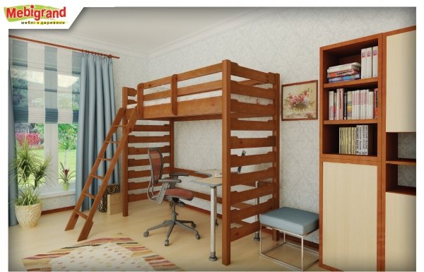 ТРОЯ - 2  90 х 200 (2х ярус) (Мебигр), Собран