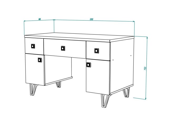 МИРА №18 стол для макияжа