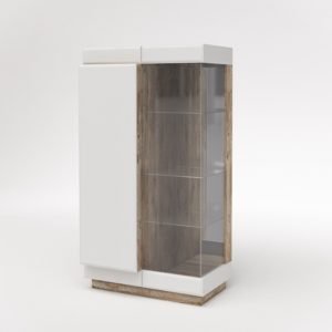 РОКСЕТ Шкаф с витриной Л (0554.3), Собран