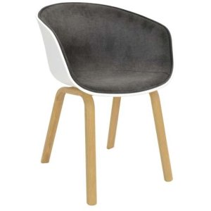 Scaun CORTEZ~F White Grey Picior