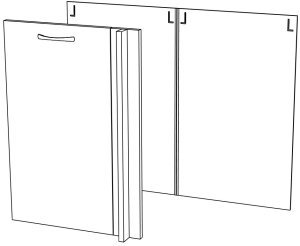 МИРА С1000 угол (фасад) , Собран