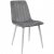 Scaun DC-90P~N20 Catifea Dark Grey+White Legs