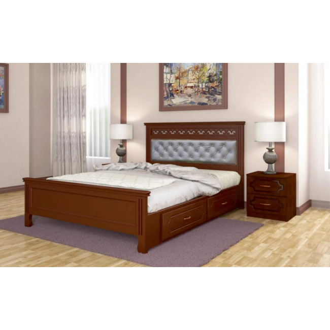 ГРАЦИЯ  Кровать двойная с 2-мя ящ. 160 х 200 без осн.