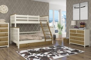 СКАНДИНАВИЯ 120 / 80 х 190 (2х ярус)  (Мебигр), Собран