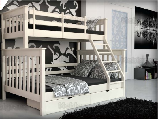 СКАНДИНАВИЯ 120 / 80 х 200 (2х ярус) (Мебигр), Собран СКАНДИНАВИЯ 120 / 80 х 200 (2х ярус) (Мебигр), Собран