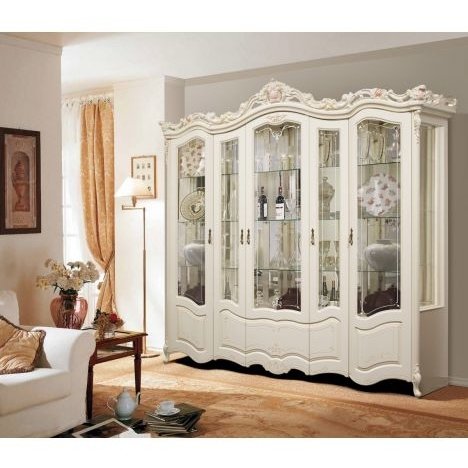 ЭЛИЗА 1 Шкаф с витриной 5д, Ограниченно годен