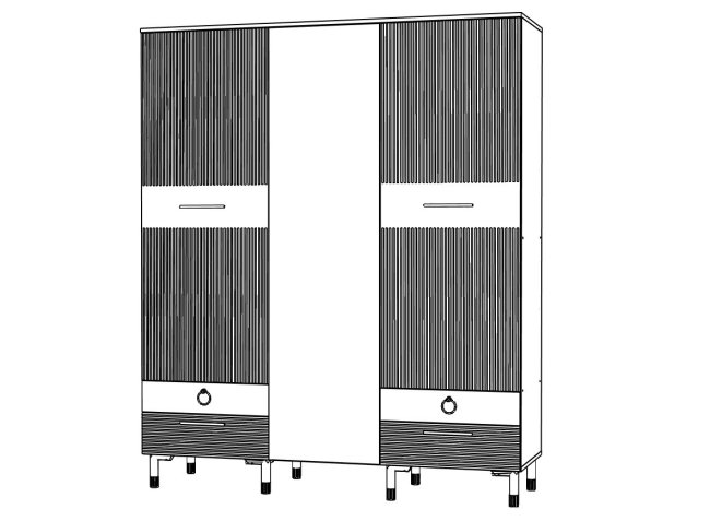 Вельвет № 6 Шкаф 1800 