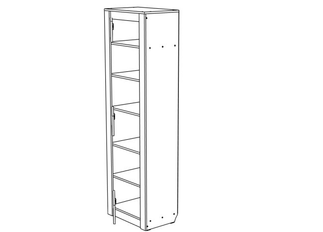 Гамма № 4 Пенал со стеклом МЛ