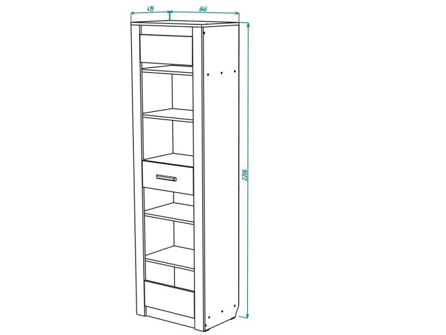 Гамма № 4 Пенал со стеклом МЛ