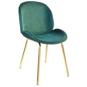 Scaun Roxy ~Green+Golden Leg HLR-56