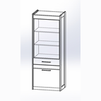 СТЕНЛИ Шкаф комбин.       МН-037-12