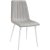 Scaun DC-90P~N14 Catifea-Grey+White legs
