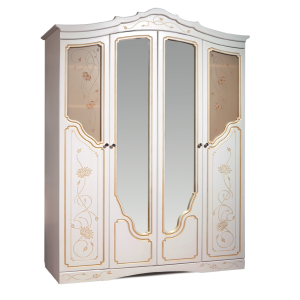 МЕЛАНИ 1 Шкаф для одежды 4Д (0434.1-01), Собран МЕЛАНИ 1 Шкаф для одежды 4Д (0434.1-01), Собран