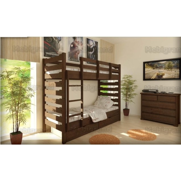 ТРОЯ 80 х 190 (2х ярус) (Мебигр)