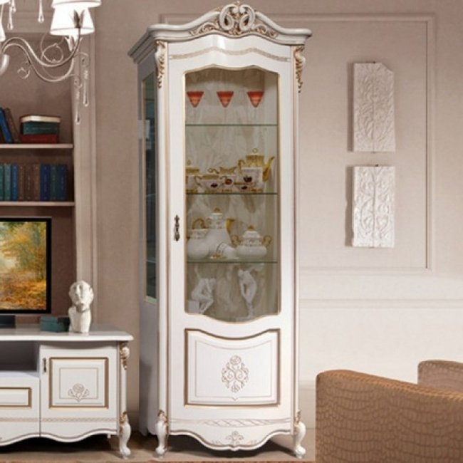 Аллегро 2 Пенал с витриной 1дв.