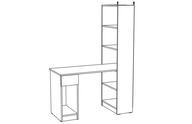 Стол письменный МЛ-13 