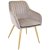Scaun Iris~Beige+Golden Legs