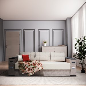 Кровать ЕВРОСОФА 7/2 TFK К-3