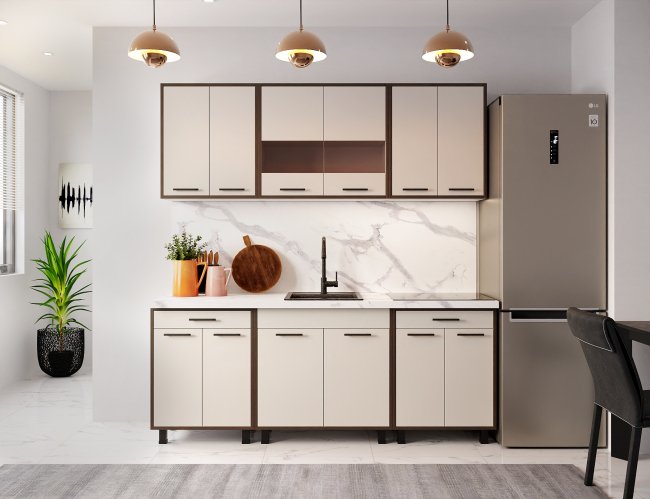 Кухня  Омега - 5 (2,00м)(без столешницы)