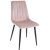 Scaun DC-90P~N25 Catifea Pudra+Black Legs