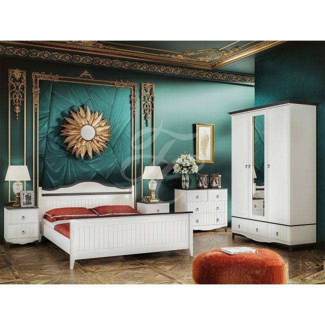 Вояж Кровать 1,6м + (ортопед с ножками) (МИФ)