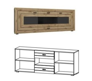 ДЖЕЙКОБ Тумба ТВ 2Д2Ш