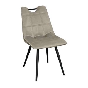 Scaun Confort~Catifea BeigeHLR9+Black leg DC-18135