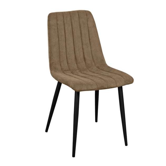 Scaun DC-90~BGF166-7 Brown Velvet+Black Legs