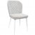 Scaun Tusk~ light Grey seat+white leg