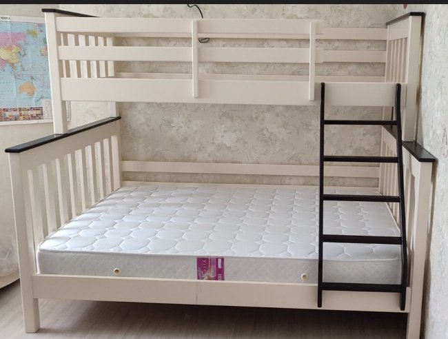 СКАНДИНАВИЯ 120 / 80 х 200 (2х ярус) (Мебигр) СКАНДИНАВИЯ 120 / 80 х 200 (2х ярус) (Мебигр)