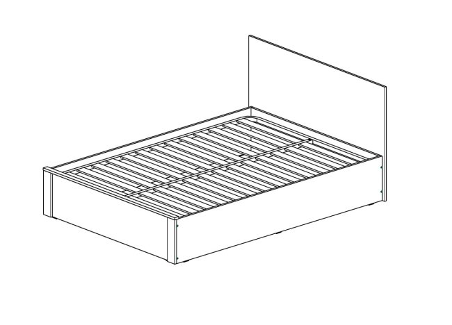 Гамма № 1 Кровать 1400