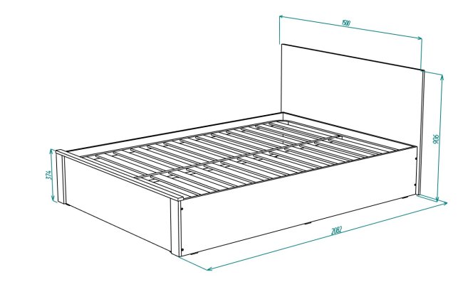 Гамма № 1 Кровать 1400