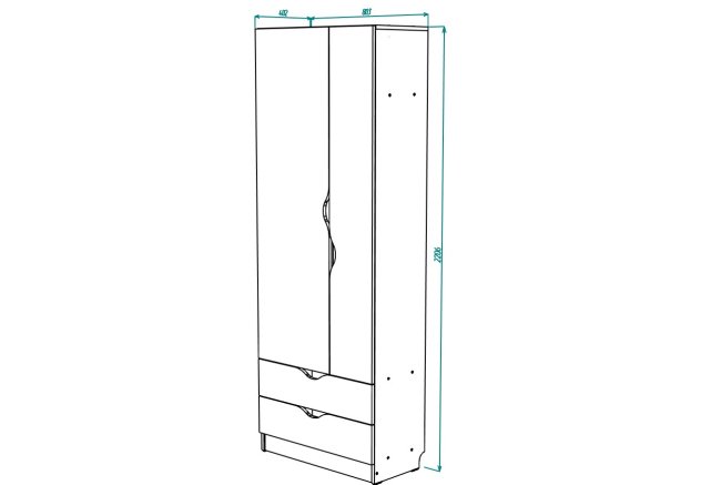 ЮНИОР  5 Шкаф, Собран