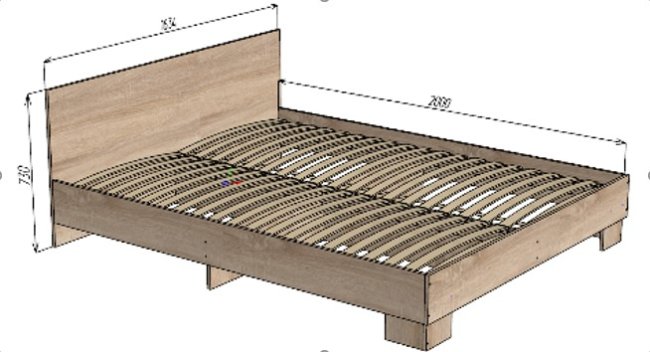 Кровать ТИНА 160