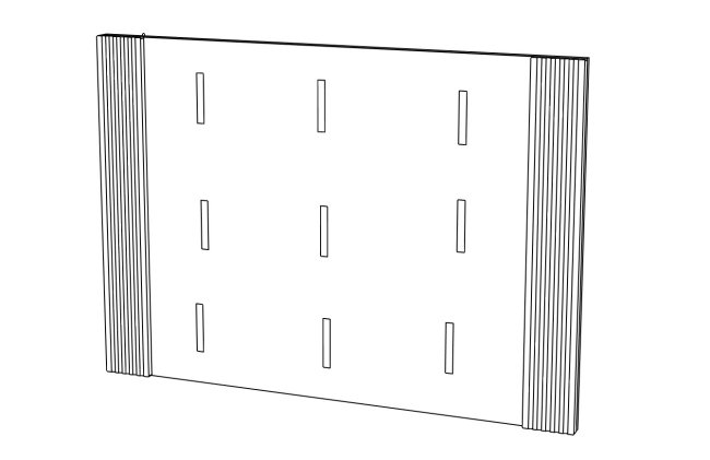 Вельвет №10 Зеркало навесное, Собран